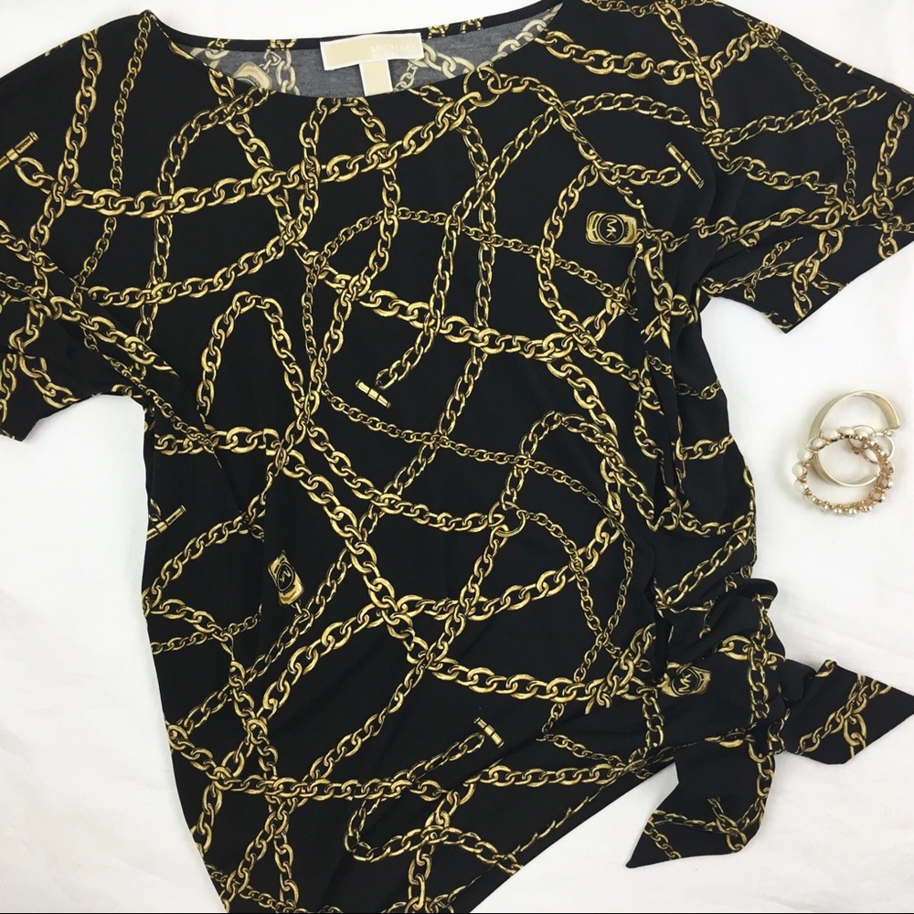 $20 TODAY! MK Michael Kors Tie Waist Chain Jersey